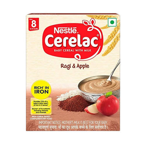 Nestle Cerelac Baby Cereal With Milk Ragi & Apple