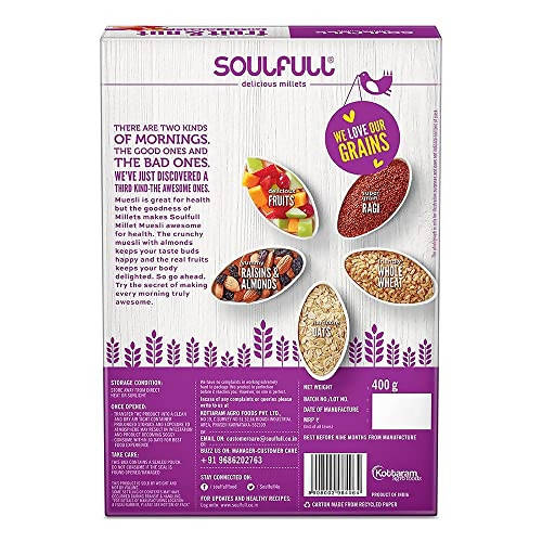 Soulfull Fruit & Nut Millet Muesli