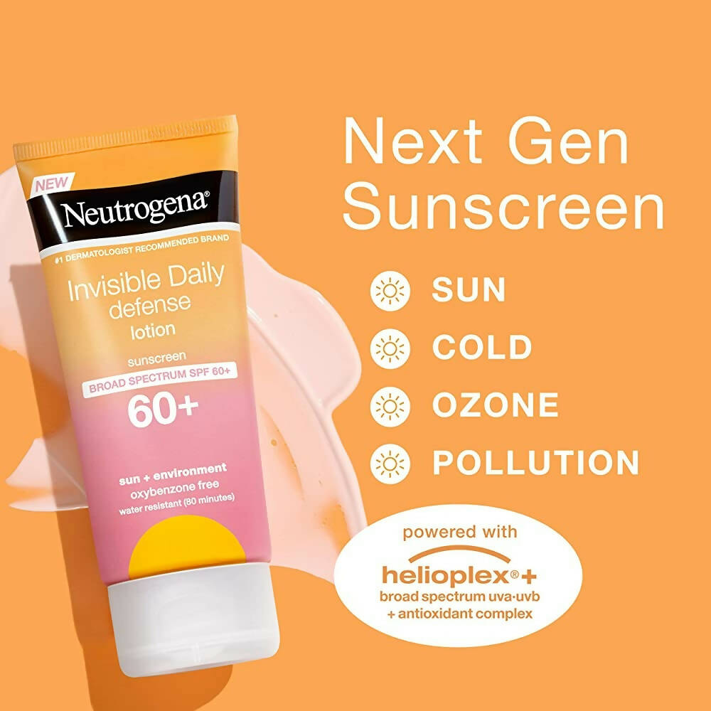 Neutrogena Invisible Daily Defense Sunscreen Lotion