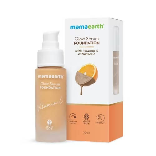 Mamaearth Glow Serum Foundation-Nude Glow