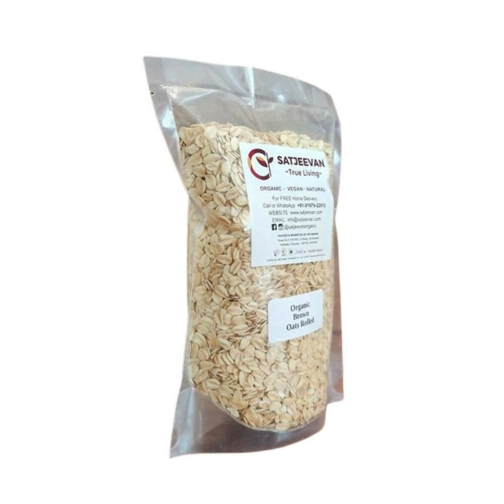 Satjeevan Organic Brown Oats Rolled