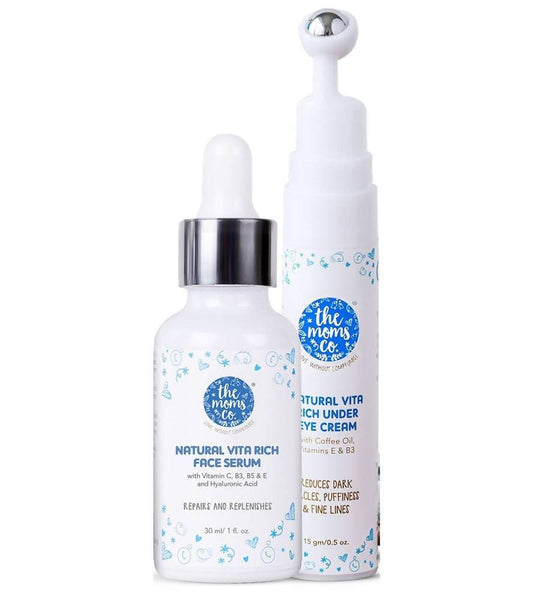 The Moms Co Vita Rich Under Eye And Face Serum Combo TrueCure