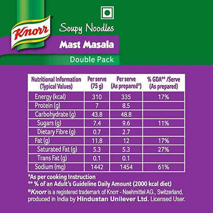 Knorr Soupy Noodles Mast Masala