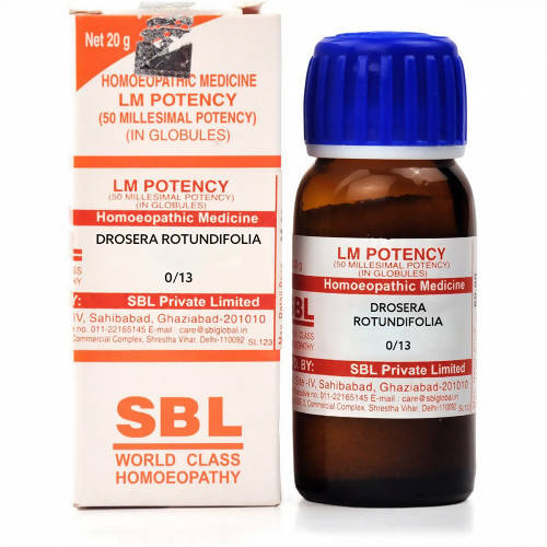 SBL Homeopathy Drosera Rotundifolia LM Potency TrueCure