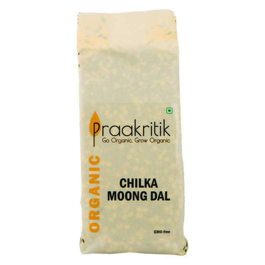 Praakritik Organic Chilka Hara Moong 