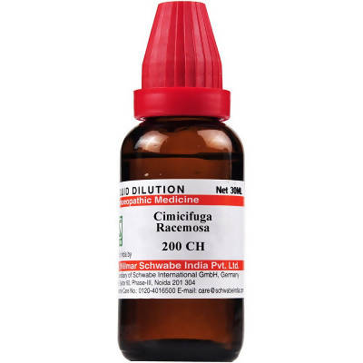 Dr. Willmar Schwabe India Cimicifuga Racemosa Dilution