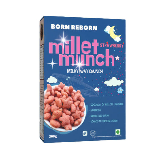 Born Reborn Strawberry Millet Munch Milky Way Crunch, Australia, Canada 