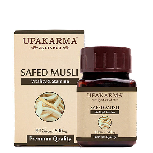 Upakarma Ayurveda Safed Musli Capsules TrueCure