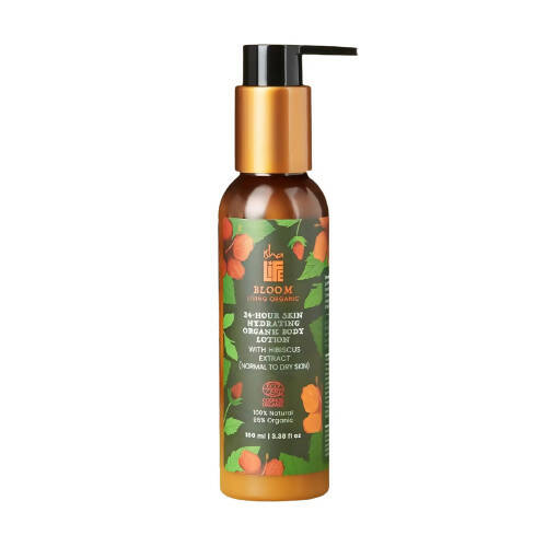 Isha Life 24 Hours Skin Hydrating Organic Body Lotion With Hibiscus Extract 