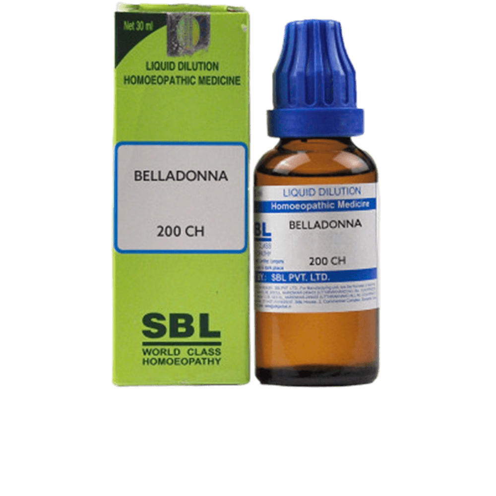 SBL Homeopathy Belladonna Dilution 200 CH