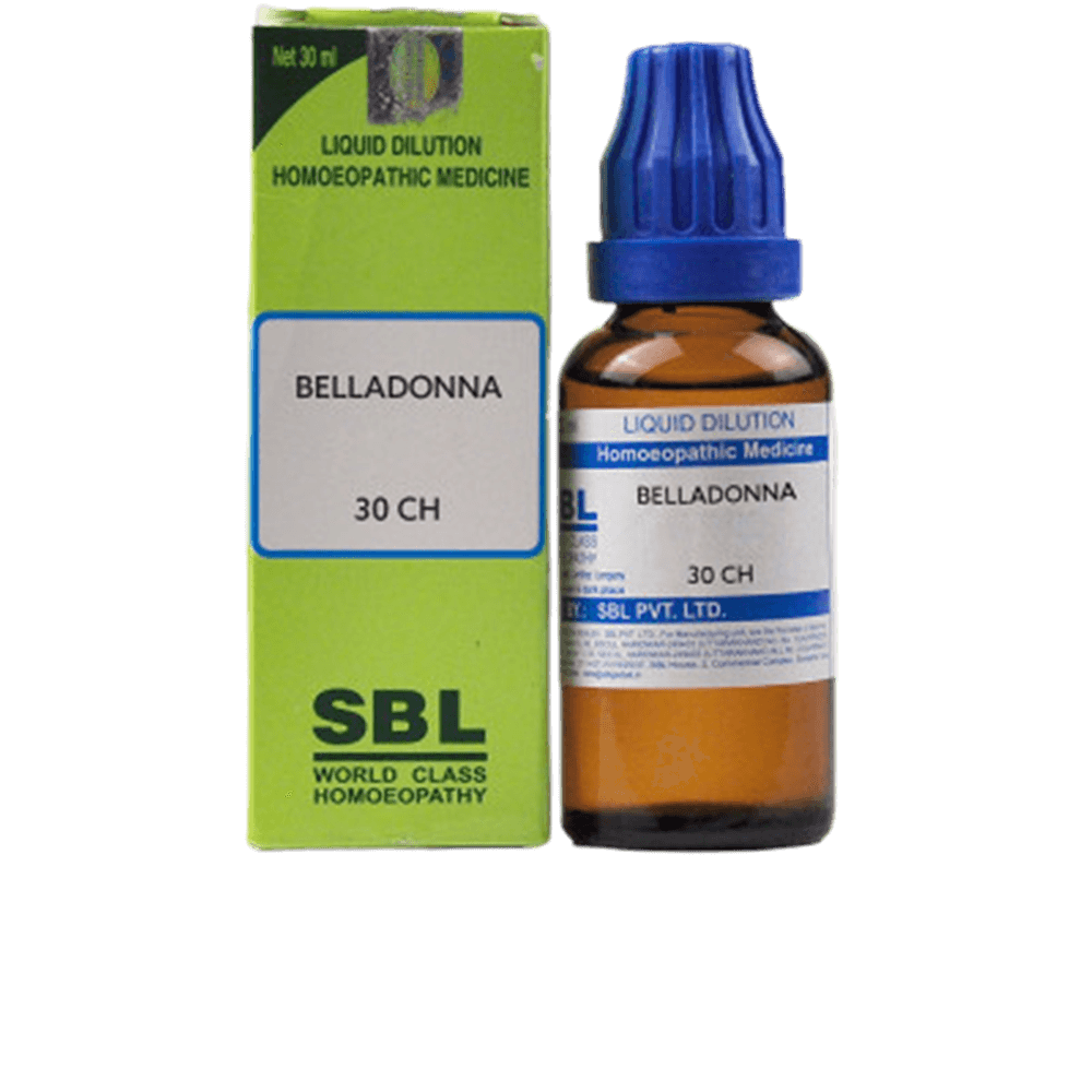 SBL Homeopathy Belladonna Dilution 30 CH