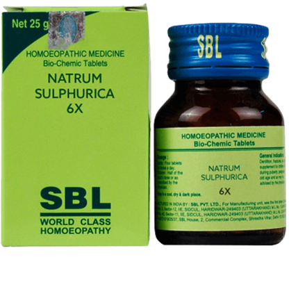 SBL Homeopathy Natrum Sulphuricum 6X Tablet