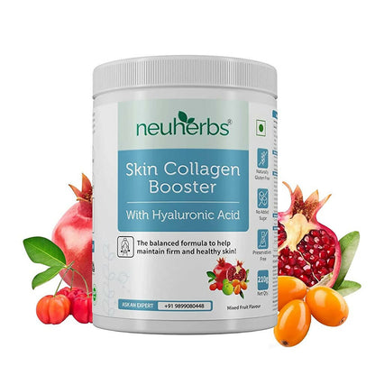 Neuherbs Skin Collagen Booster Powder-Mixed Fruit Flavor TrueCure