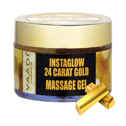 Vaadi Herbals InstaGlow 24 Carat Gold Massage Gel 