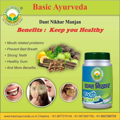 Basic Ayurveda Dant Nikhar Manjan