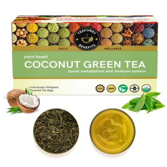 Teacurry Coconut Green Tea Bags - Drmedicart