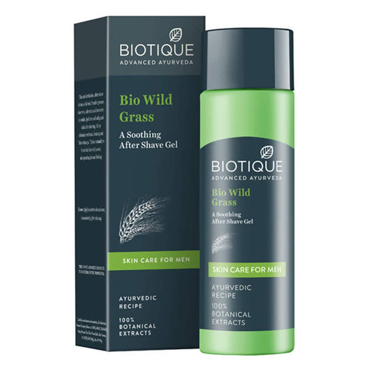 Biotique Bio Wild Grass A Soothing After Shave Gel For Men TrueCure