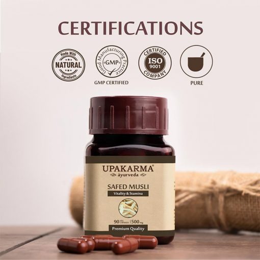 Upakarma Ayurveda Safed Musli Capsules