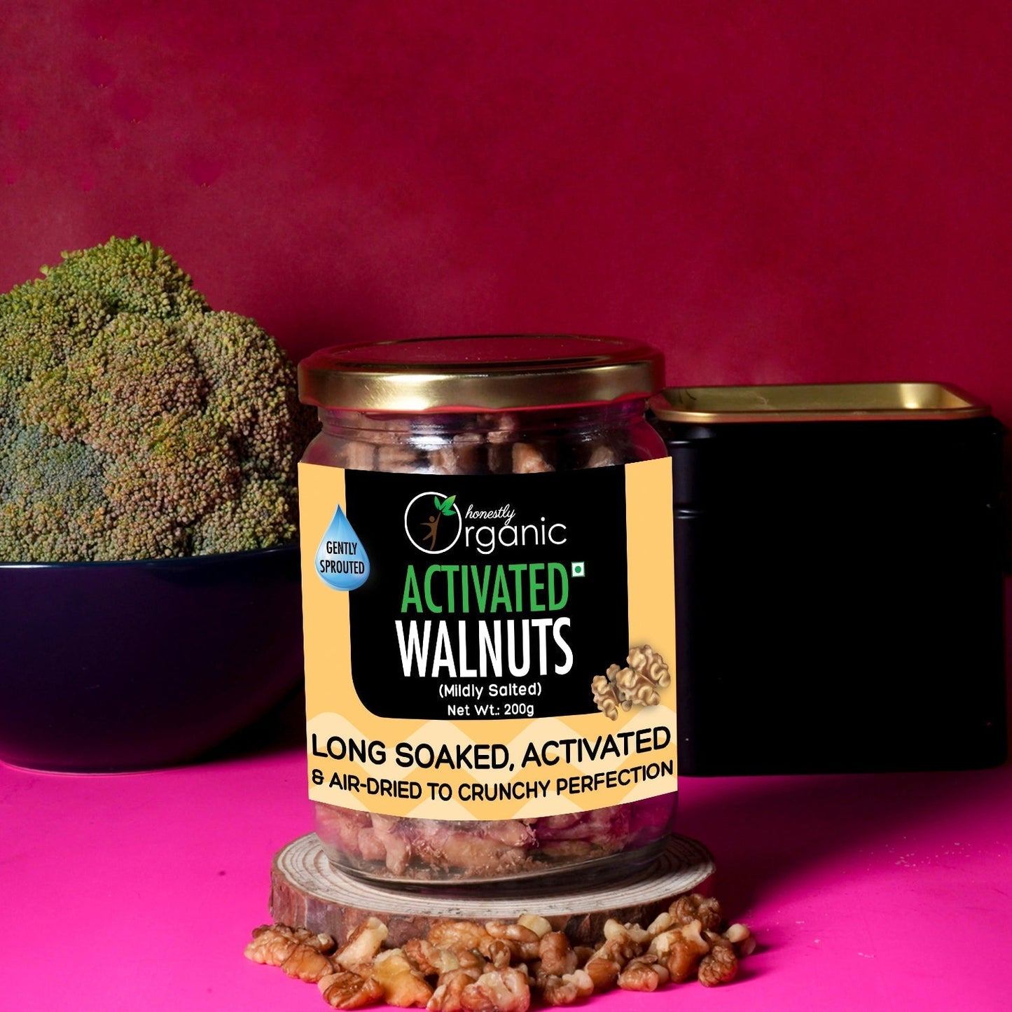 D-Alive Honestly Organic Activated Walnuts