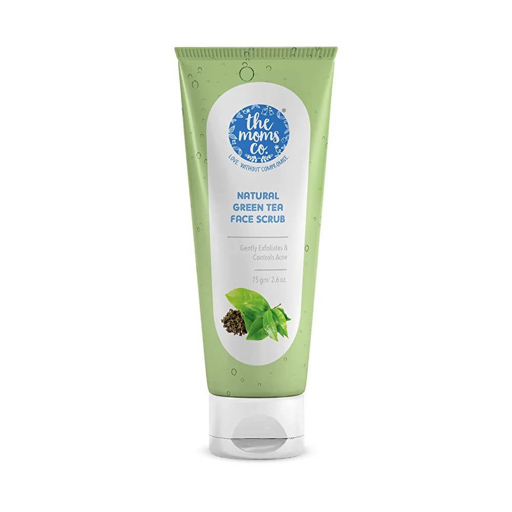 The Moms Co Natural Green Tea Face Scrub TrueCure