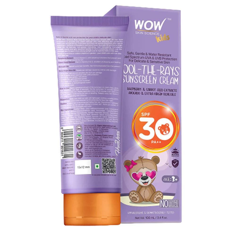 Wow Skin Science Kids Cool-The-Rays Sunscreen Cream - Drmedicart