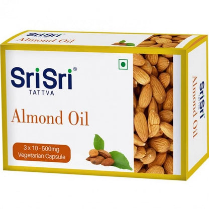 Sri Sri Tattva Almond Veg Oil Capsules 15gm