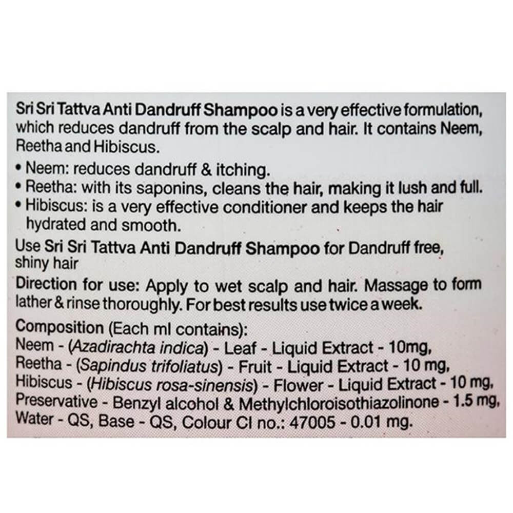 Sri Sri Tattva Anti Dandruff Shampoo