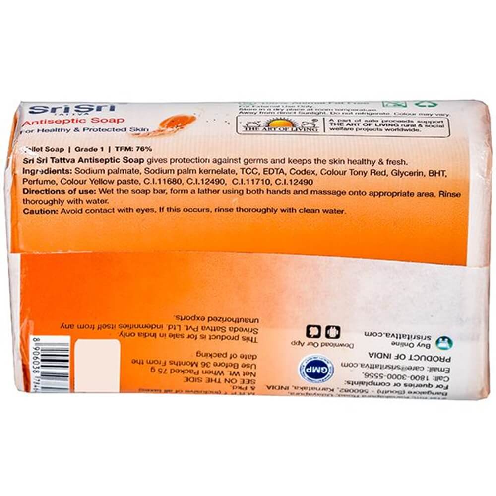 Sri Sri Tattva Antiseptic Soap - 75gm