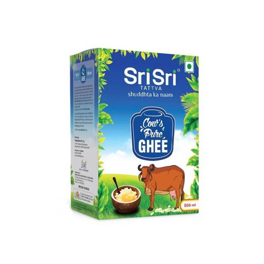 Sri Sri Tattva Cow's Pure Ghee | Pure Cow Ghee for Better Digestion and Immunity | Pure A2 Cow Ghee