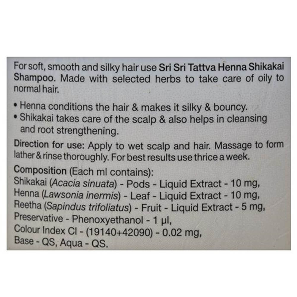 Sri Sri Tattva Henna Shikakai Shampoo