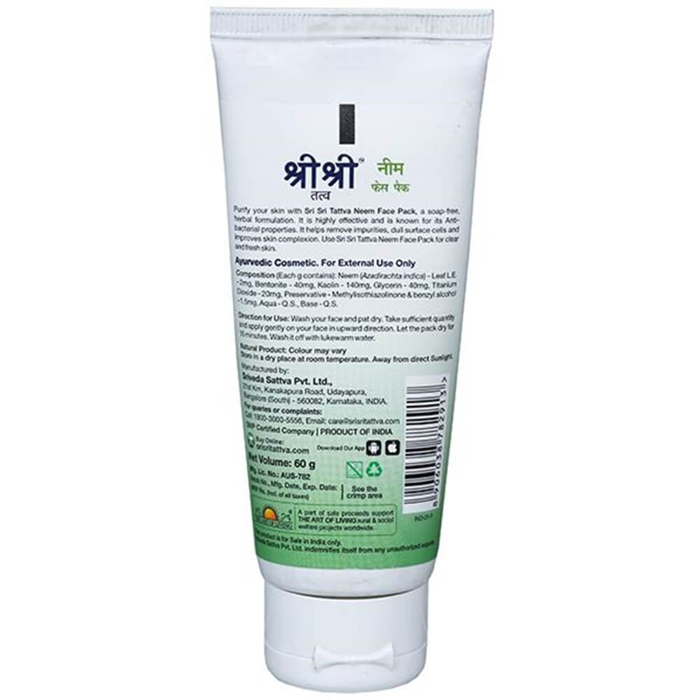 Sri Sri Tattva Neem Face Pack