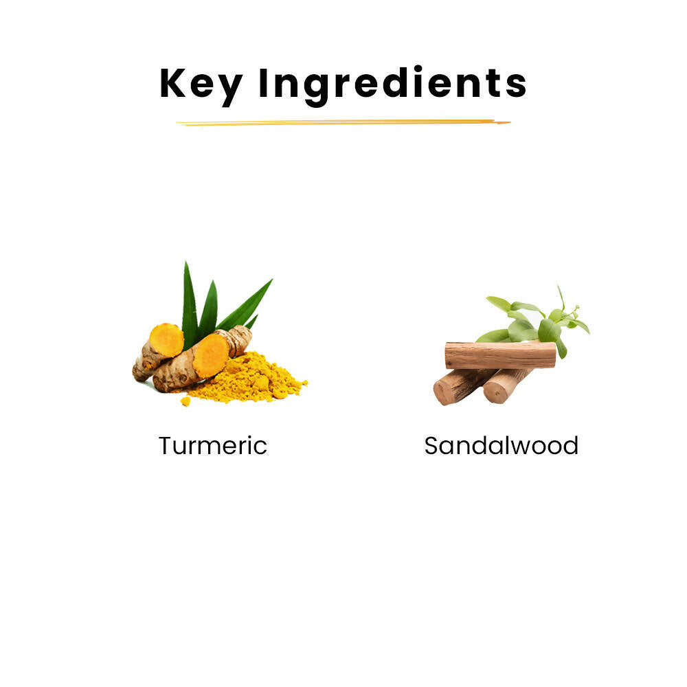 Tru Hair & Skin Turmeric & Sandalwood De-Tan Face Pack