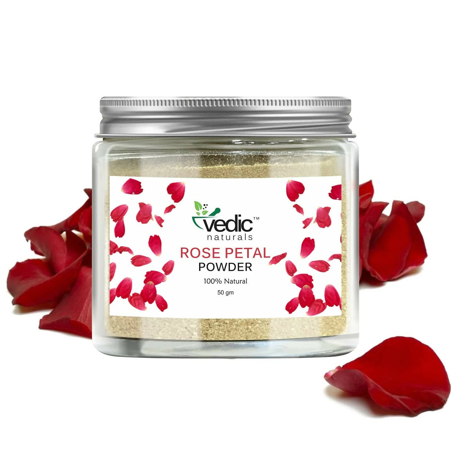 Vedic Naturals Rose Petal Powder Face Pack 