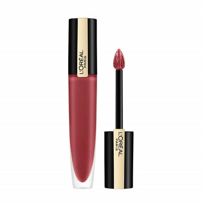 L'Oreal Paris Rouge Signature Matte Liquid Lipstick 129 Lead TrueCure