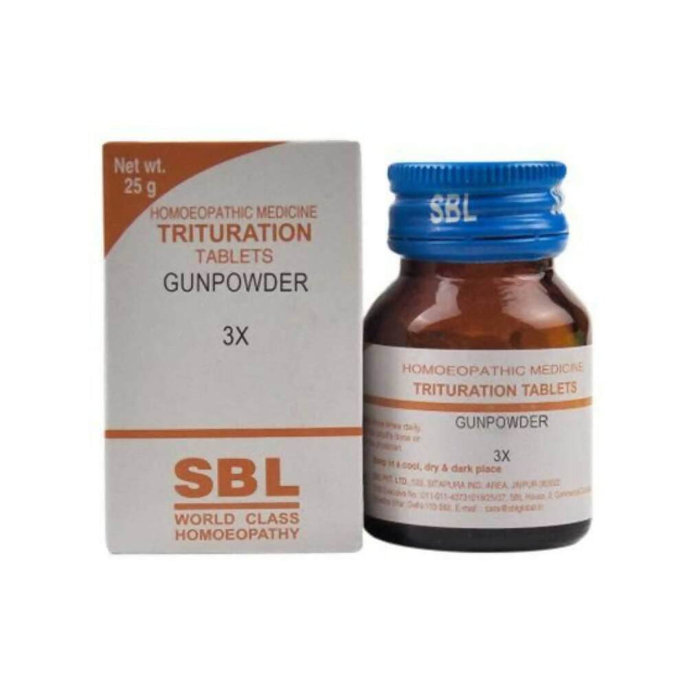 SBL Homeopathy Gunpowder Trituration Tablets TrueCure