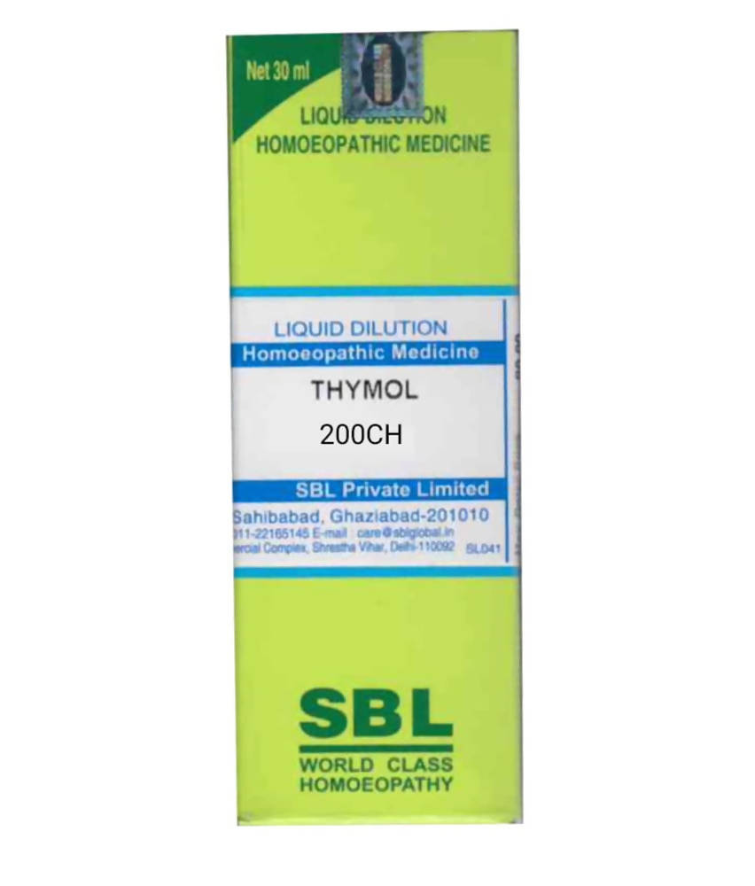 SBL Homeopathy Thymol Dilution