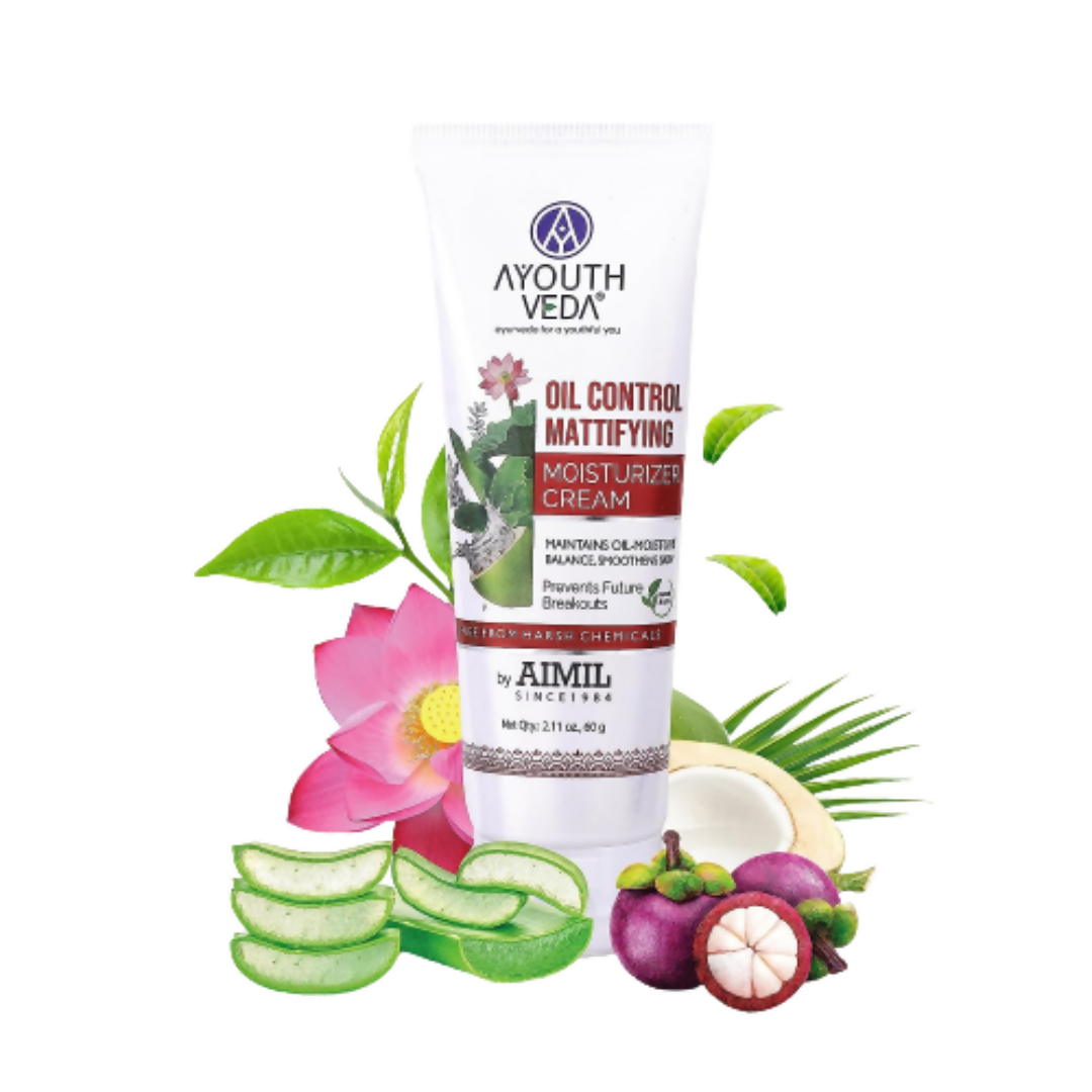 Ayouthveda Oil Control Mattfying Moisturizer Cream TrueCureN