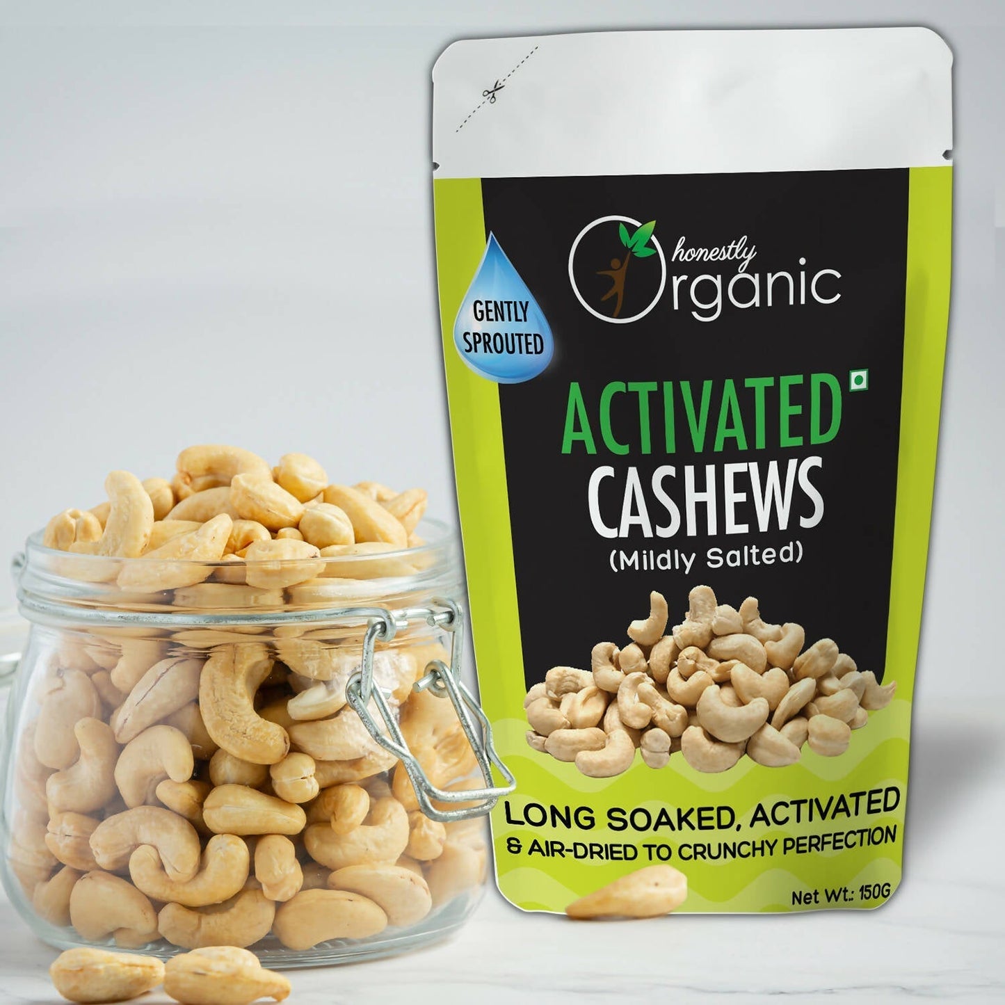 D-Alive Honestly Organic Activated Cashews