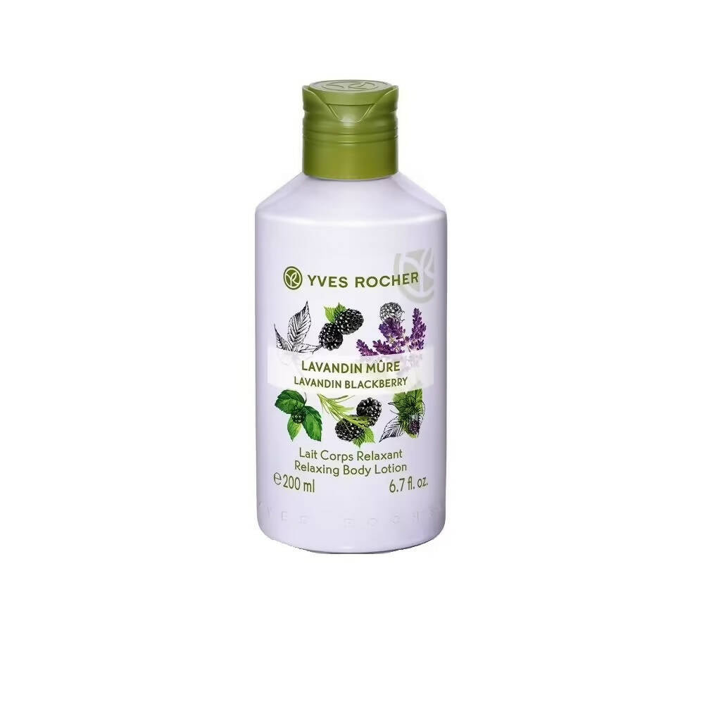 Yves Rocher Relaxing Body Lotion-Lavandin Blackberry - usa canada australia