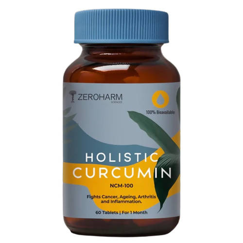 Zeroharm Holistic Curcumin with Piperine Tablets TrueCure