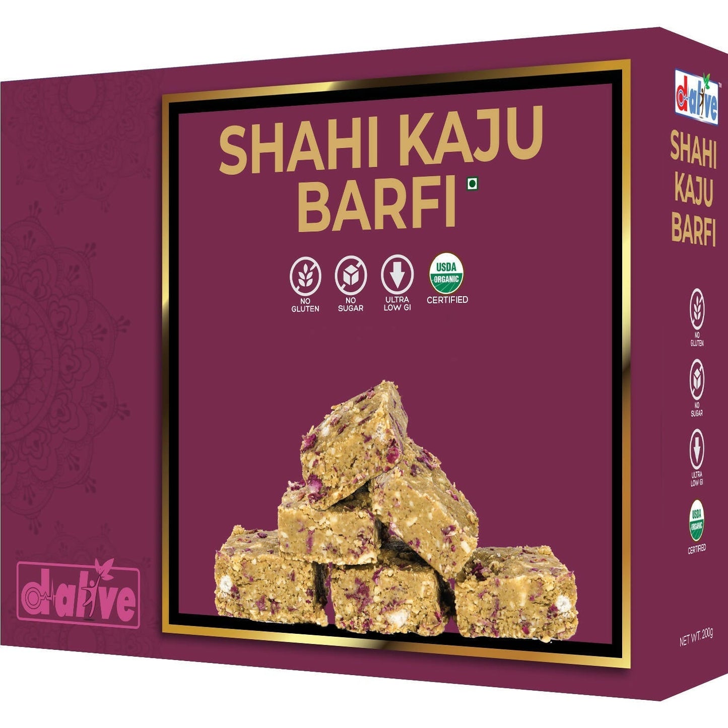 D-Alive Shahi Kaju Barfi 