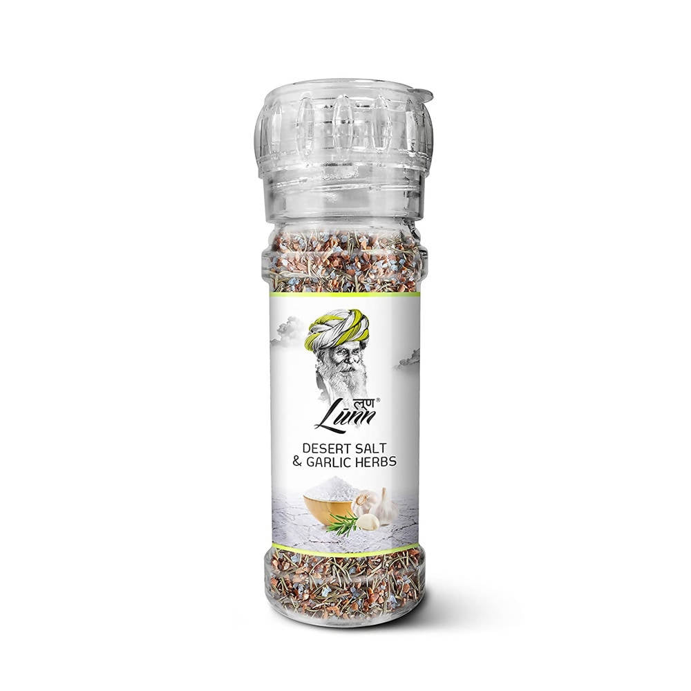 Lunn Desert Salt & Garlic Herbs with Grinder, Australia, Canada 