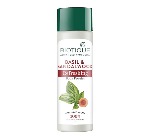 Biotique Basil & Sandalwood Refreshing Body Powder TrueCure