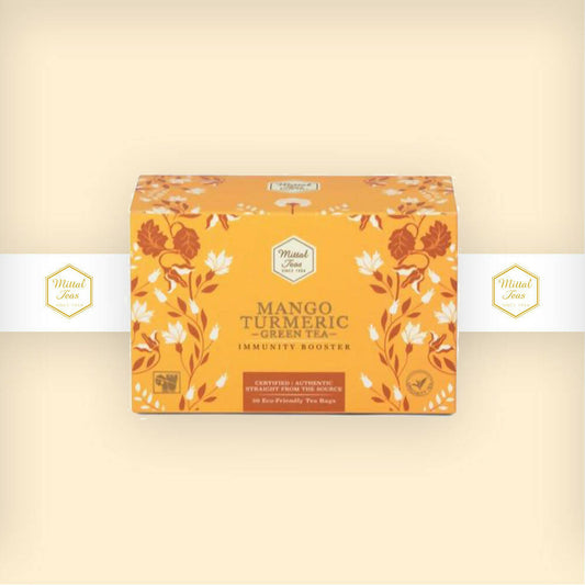 Mittal Teas Mango Turmeric Green Tea - Eco Friendly Bags