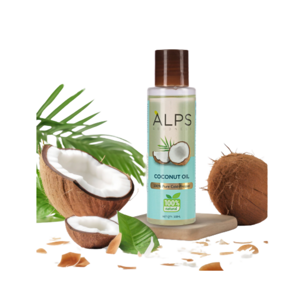 Alps Goodness 100% Natural Cold Pressed Coconut Oil 