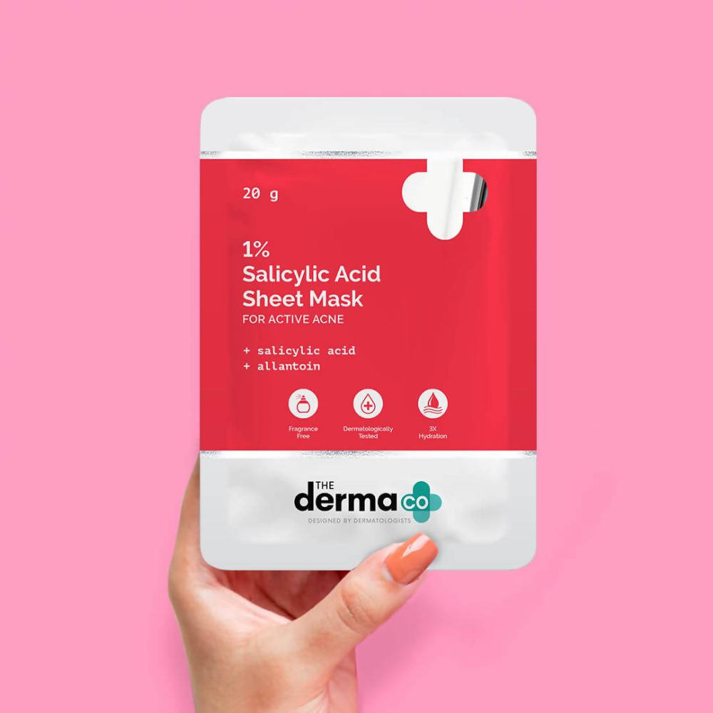 The Derma Co 1% Salicylic Acid Sheet Mask