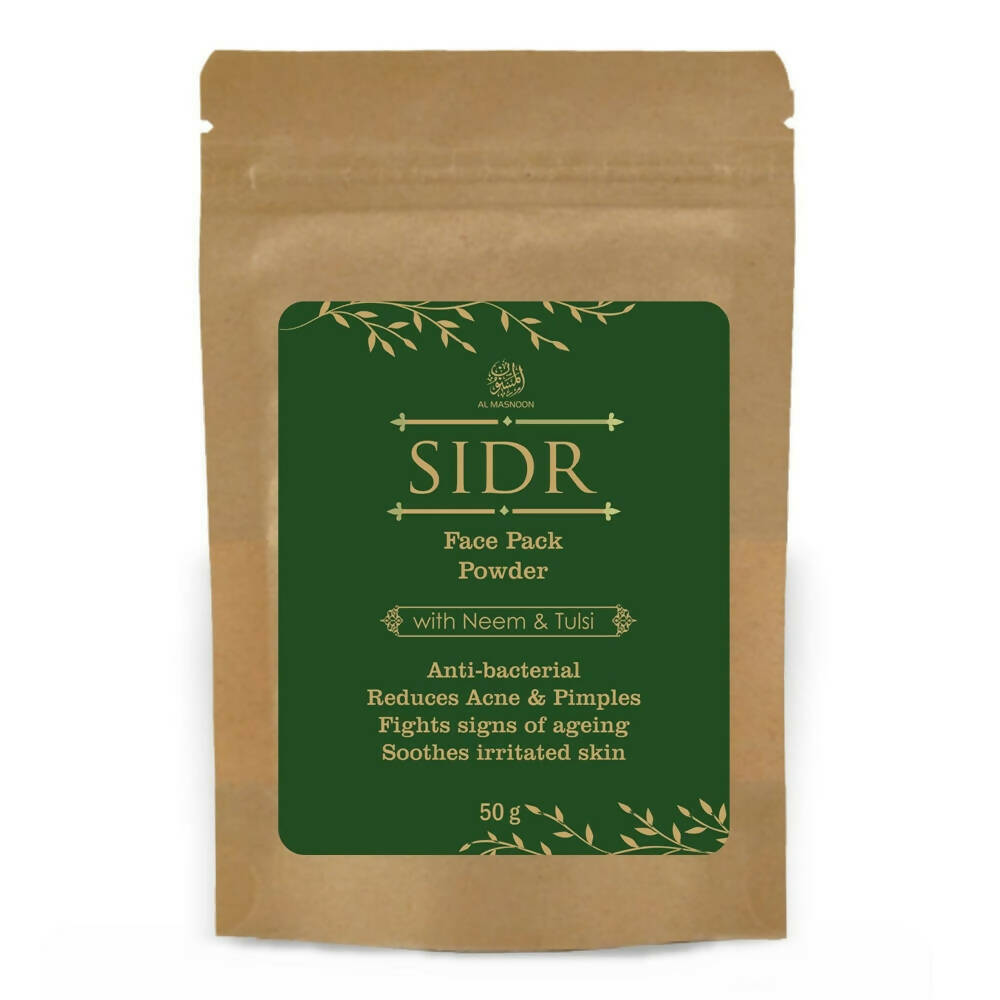 Al Masnoon Sidr Face Pack with Neem & Tulsi 