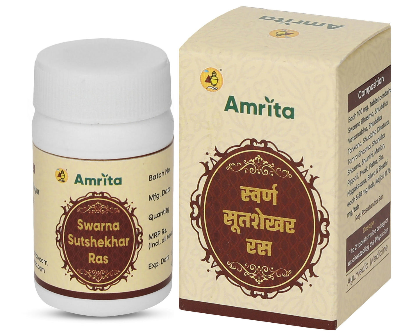 Amrita Swarna Sutshekhar Ras Tablets