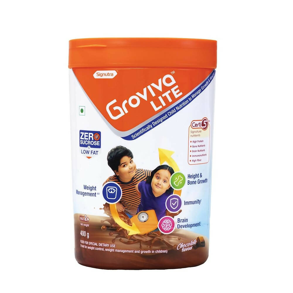 Groviva Lite Child Nutrition Powder to Manage Growth & Weight TrueCure