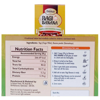 Ammae Sprouted Ragi with Raw Banana For Kids